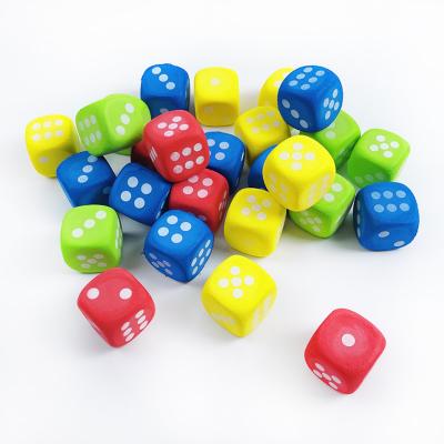 Colored EVA Foam Dice for kids Big EVA Foam Dice