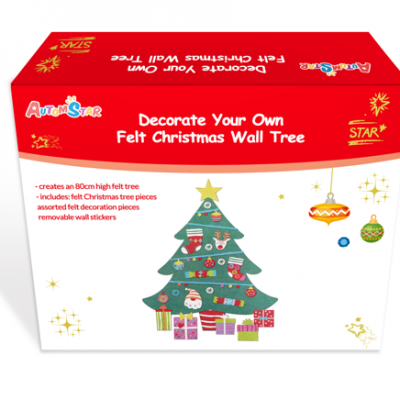 AT-CB001 Decorate Your Own Felt Christmas Wall Tree