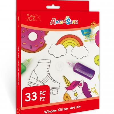 AT-RC009 Window Glitter Art Kit